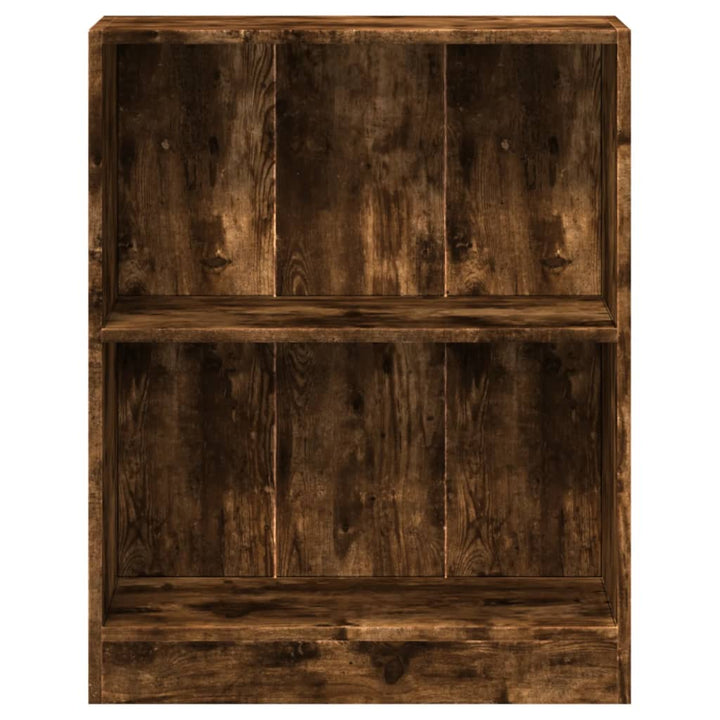 bogreol 60x24x76 cm konstrueret træ sonoma-egetræsfarve