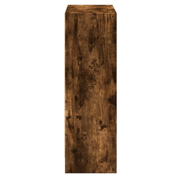 bogreol 60x24x76 cm konstrueret træ sonoma-egetræsfarve