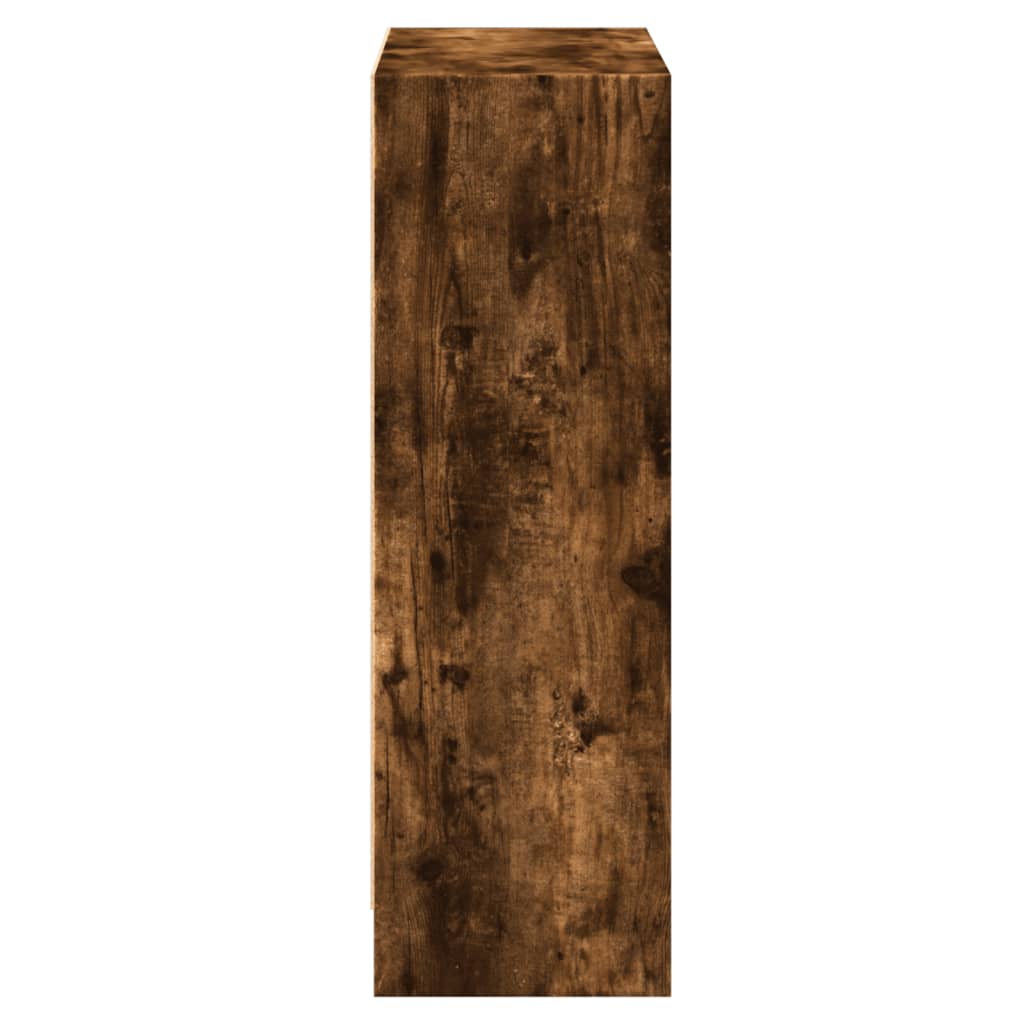 bogreol 60x24x76 cm konstrueret træ sonoma-egetræsfarve