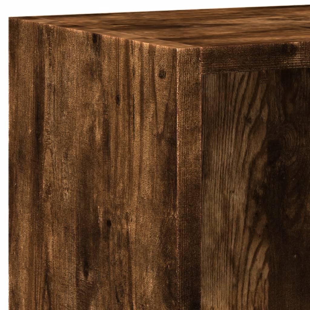 bogreol 60x24x76 cm konstrueret træ sonoma-egetræsfarve