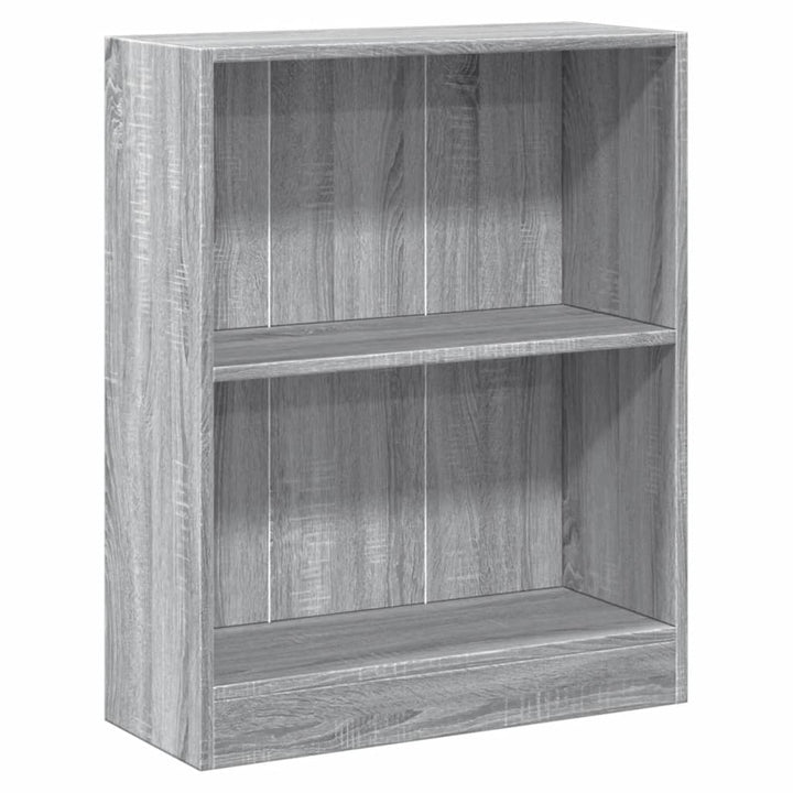 bogreol 60x24x76 cm konstrueret træ grå sonoma-eg