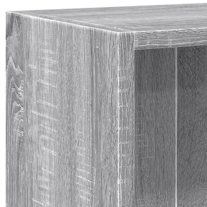 bogreol 60x24x76 cm konstrueret træ grå sonoma-eg