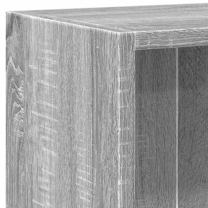 bogreol 60x24x76 cm konstrueret træ grå sonoma-eg