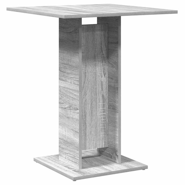 bistrobord 60x60x75 cm konstrueret træ grå sonoma-eg