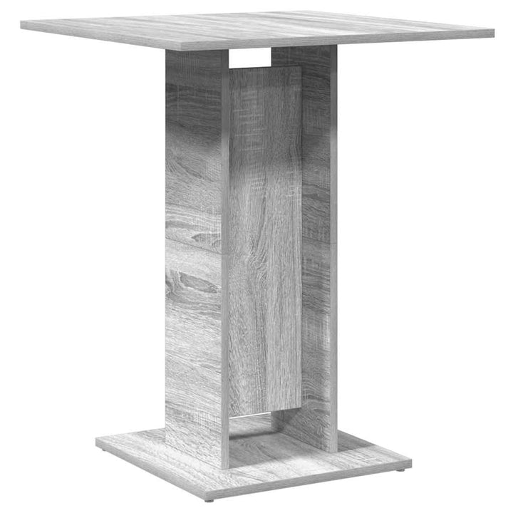 bistrobord 60x60x75 cm konstrueret træ grå sonoma-eg