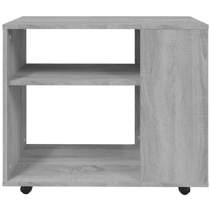sidebord 70x35x55 cm konstrueret træ grå sonoma-eg