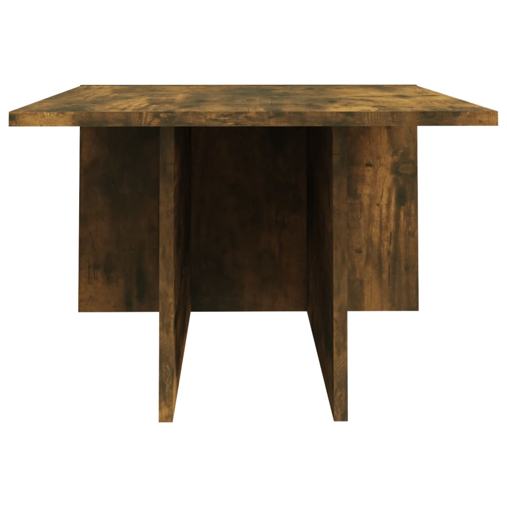 sofabord 111,5x50x33 cm konstrueret træ røget egetræsfarve