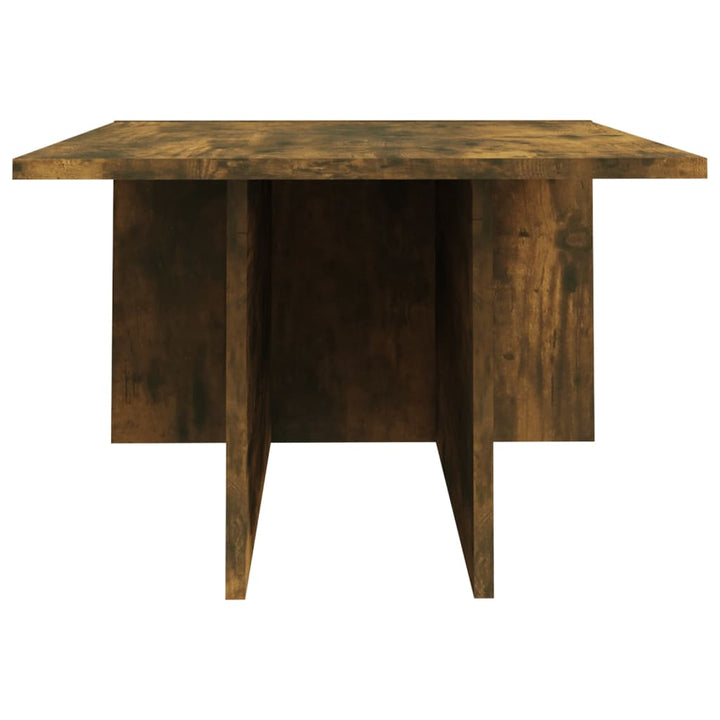 sofabord 111,5x50x33 cm konstrueret træ røget egetræsfarve