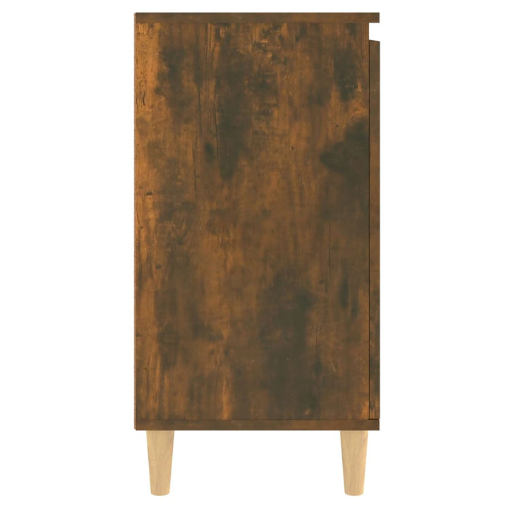skænk 60x35x70 cm konstrueret træ røget egetræsfarve