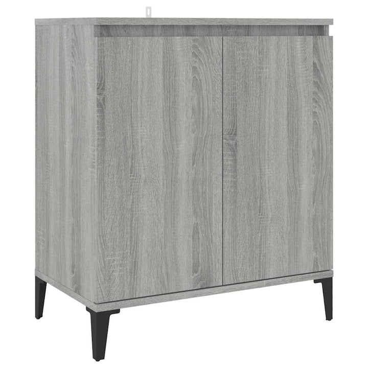 skænk 60x35x70 cm konstrueret træ grå sonoma-eg