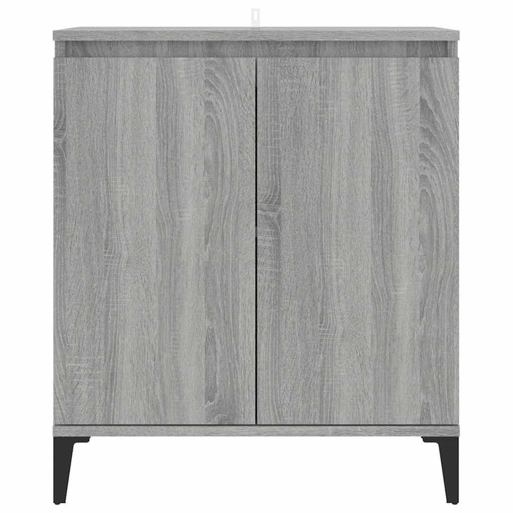 skænk 60x35x70 cm konstrueret træ grå sonoma-eg