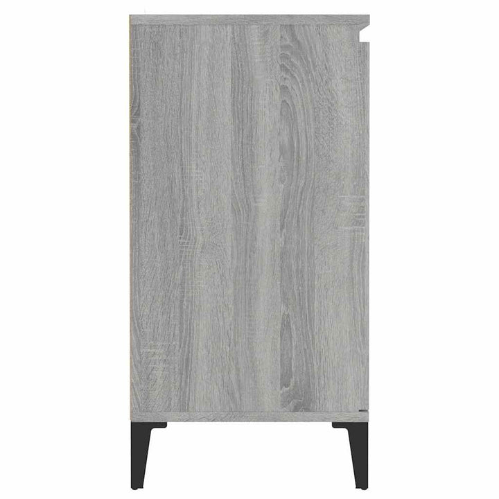 skænk 60x35x70 cm konstrueret træ grå sonoma-eg