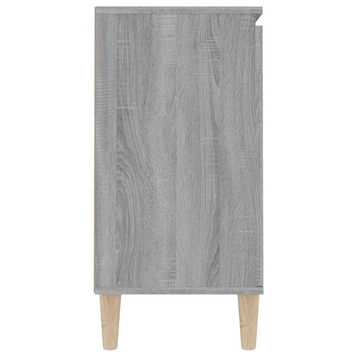 skænk 101x35x70 cm konstrueret træ grå sonoma-eg