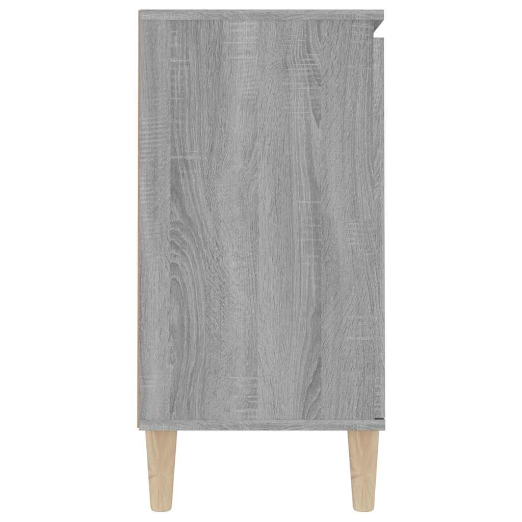 skænk 101x35x70 cm konstrueret træ grå sonoma-eg