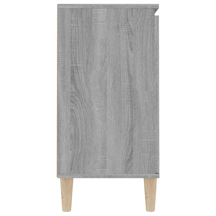 skænk 101x35x70 cm konstrueret træ grå sonoma-eg