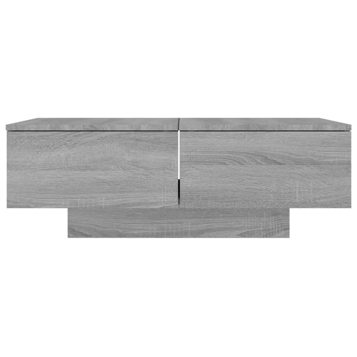 sofabord 90x60x31 cm konstrueret træ grå sonoma-eg