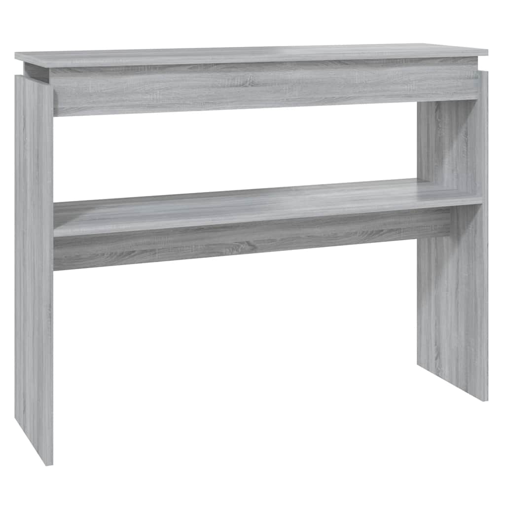 sofabord 102x30x80 cm konstrueret træ grå sonoma-eg