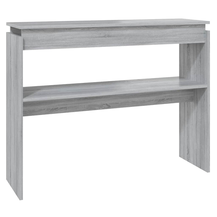 sofabord 102x30x80 cm konstrueret træ grå sonoma-eg