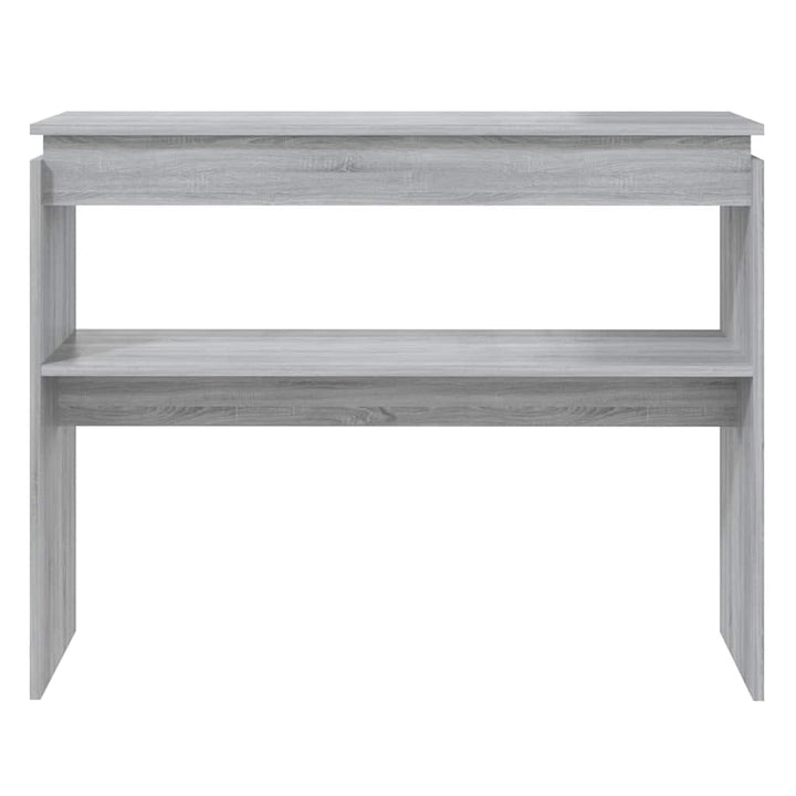 sofabord 102x30x80 cm konstrueret træ grå sonoma-eg
