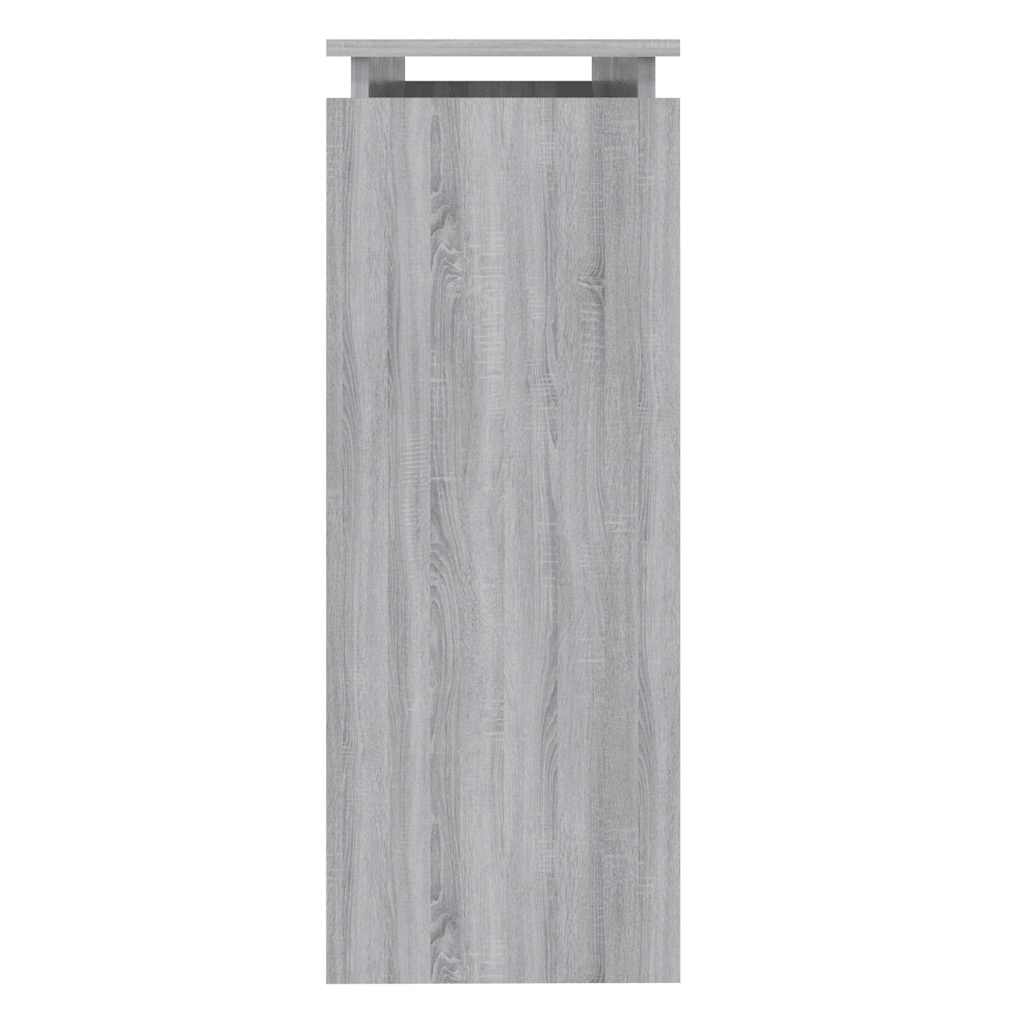 sofabord 102x30x80 cm konstrueret træ grå sonoma-eg