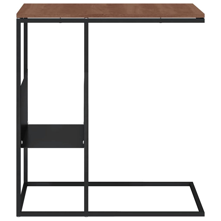 sidebord 55x36x59,5 cm konstrueret træ sort