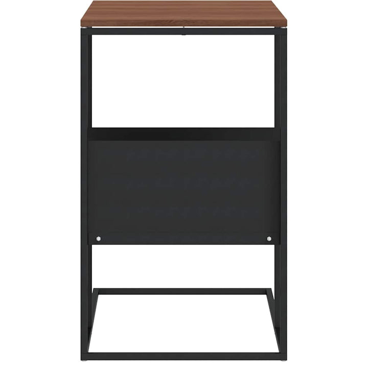 sidebord 55x36x59,5 cm konstrueret træ sort