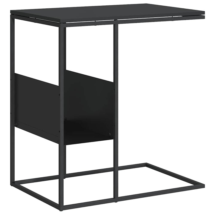 sidebord 55x36x59,5 cm konstrueret træ sort