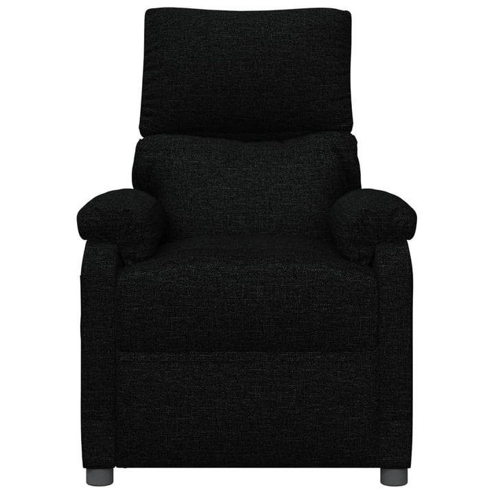 eldrevet massagestol stof sort