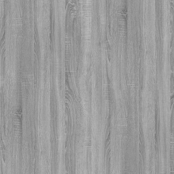skænk med 4 skuffer 60x30,5x71 cm grå sonoma-eg