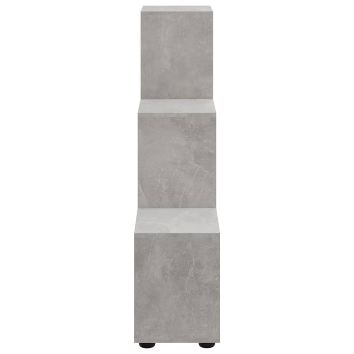 trappereol 107 cm konstrueret træ Betongrå