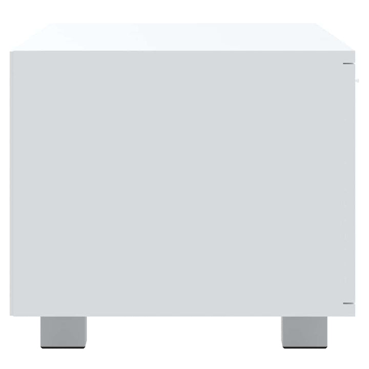 tv-bord 120x40,5x35 cm konstrueret træ hvid