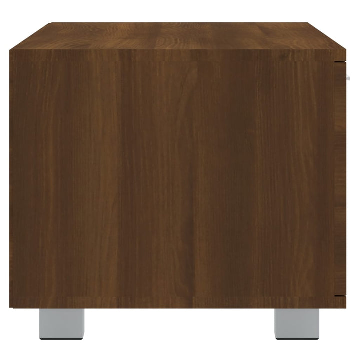 tv-bord 120x40,5x35 cm konstrueret træ brun egetræsfarve