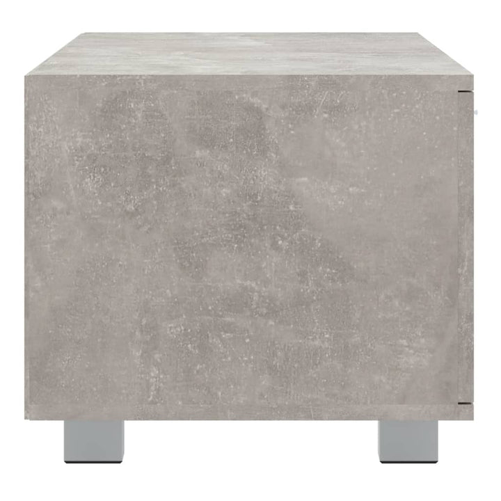 tv-bord 140x40,5x35 cm konstrueret træ betongrå