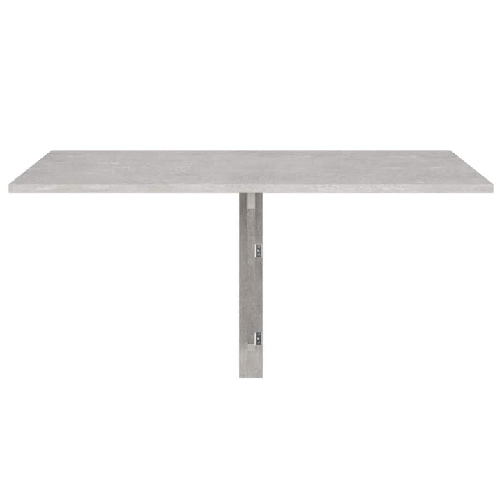 væghængt klapbord 100x60x56 cm konstrueret træ betongrå