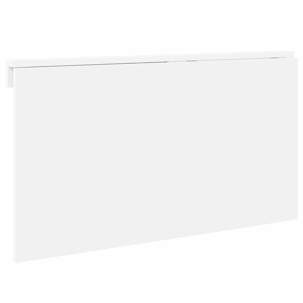 væghængt klapbord 100x60x56 cm konstrueret træ hvid højglans