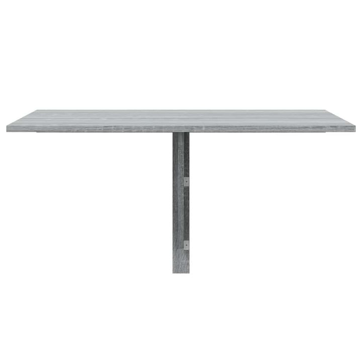 væghængt klapbord 100x60x56 cm konstrueret træ grå sonoma-eg