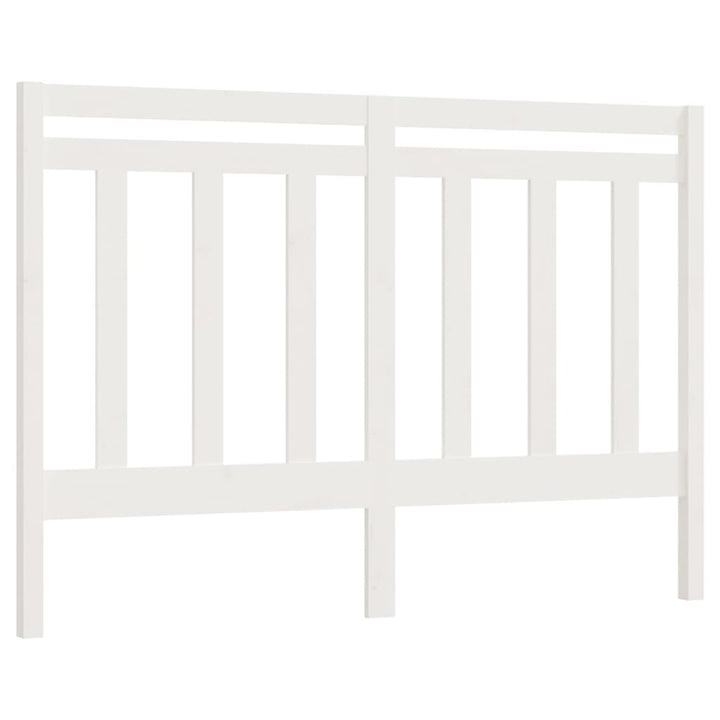 sengegærde 156x4x100 cm massivt fyrretræ hvid