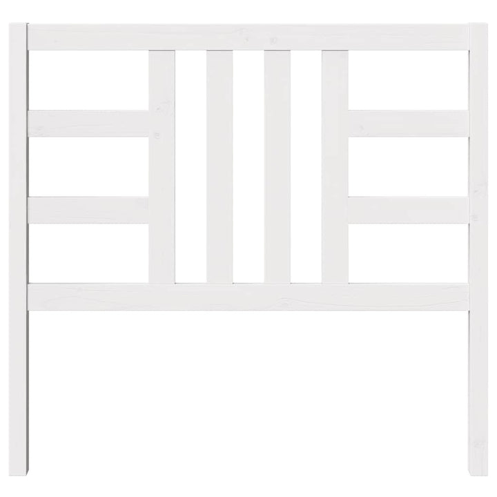 sengegærde 106x4x100 cm massivt fyrretræ hvid