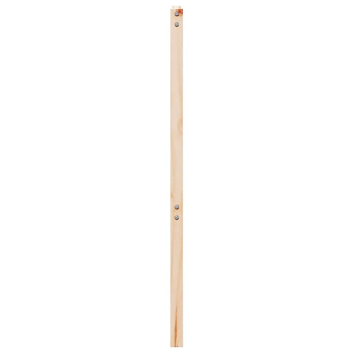 sengegærde 141x4x100 cm massivt fyrretræ