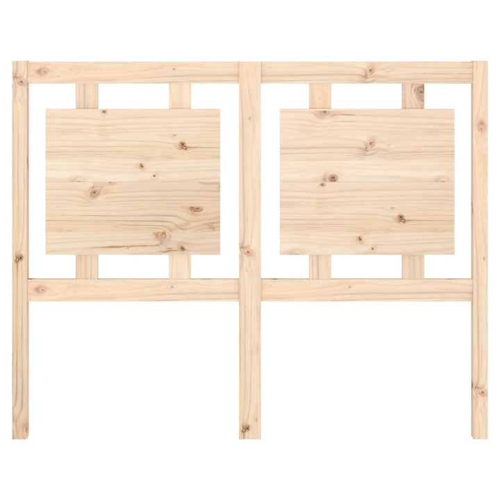 sengegærde 125,5x4x100 cm massivt fyrretræ