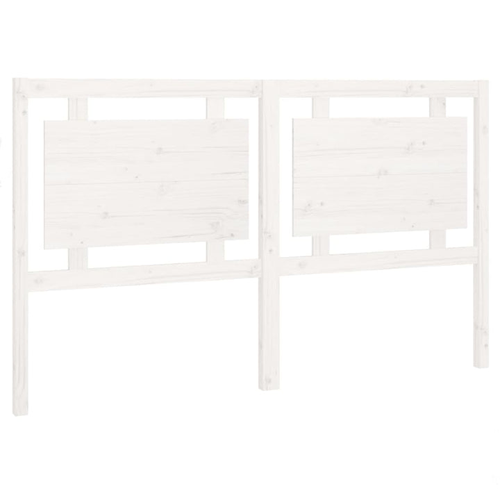 sengegærde 165,5x4x100 cm massivt fyrretræ hvid