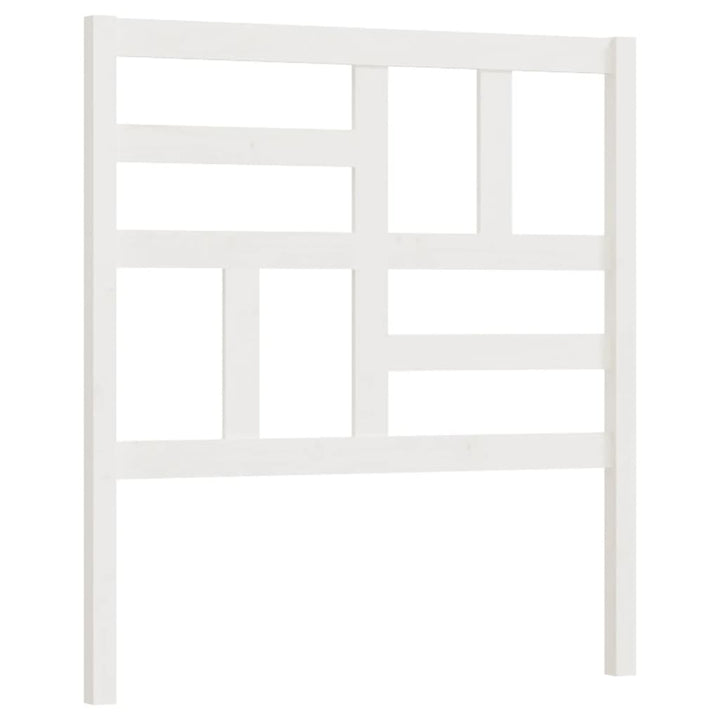 sengegærde 106x4x104 cm massivt fyrretræ hvid