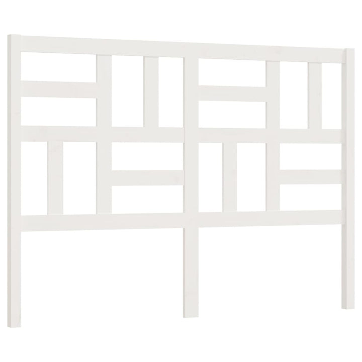 sengegærde 156x4x104 cm massivt fyrretræ hvid