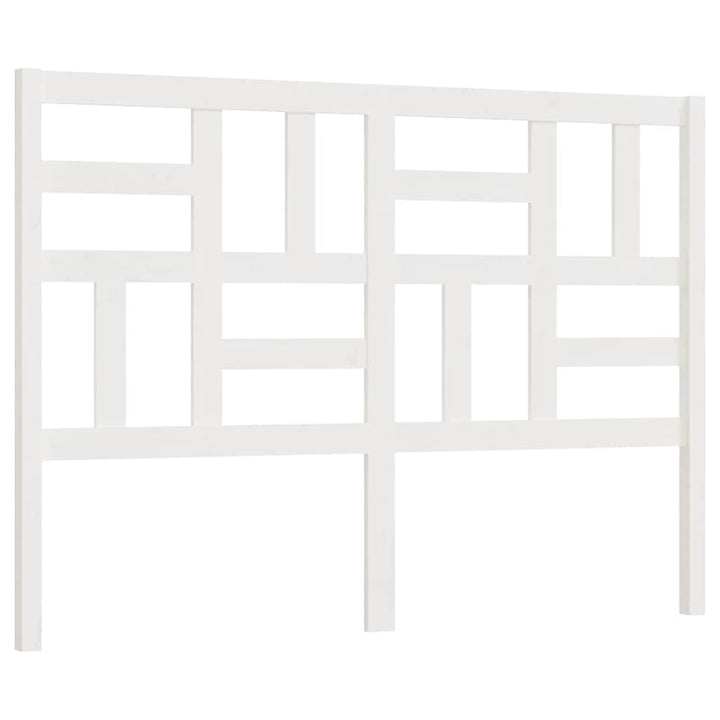 sengegærde 166x4x104 cm massivt fyrretræ hvid