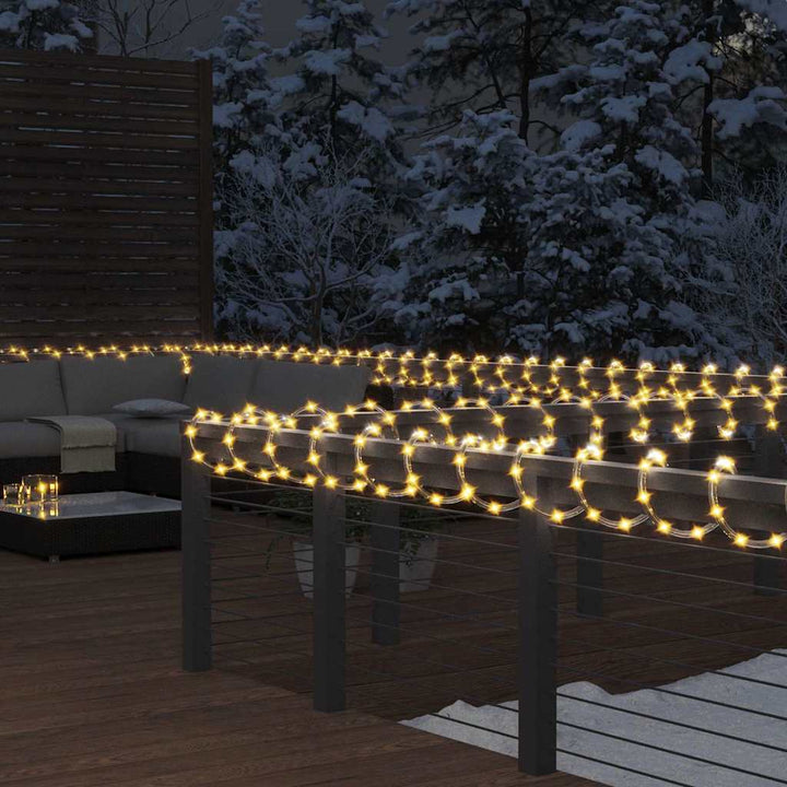 lyskæde 1200 LED'er 50 m PVC varmt hvidt lys