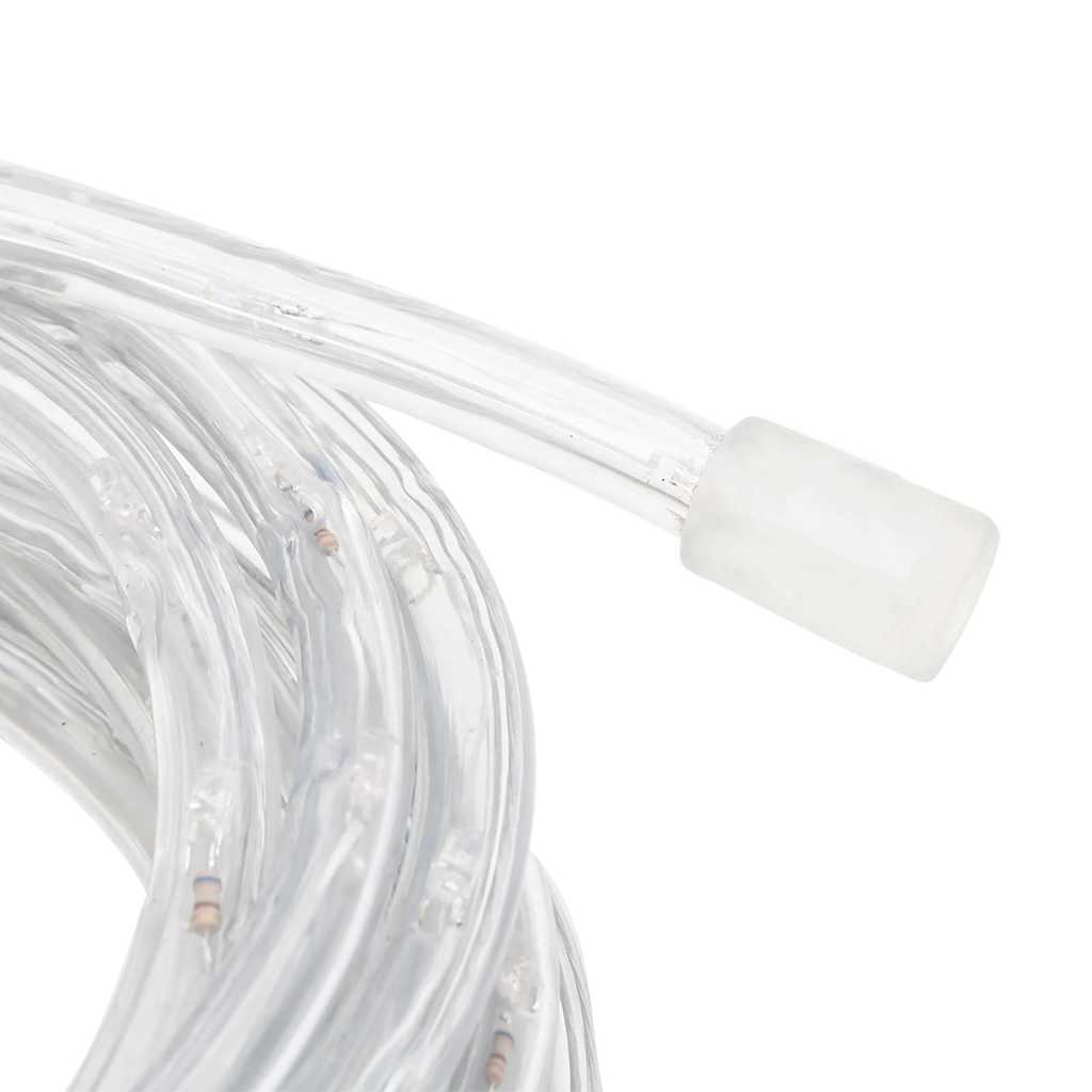 lyskæde 240 LED'er 10 m PVC flerfarvet lys