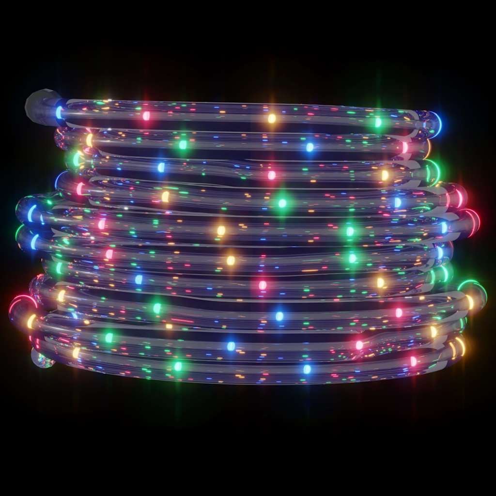 lyskæde 480 LED'er 20 m PVC flerfarvet lys