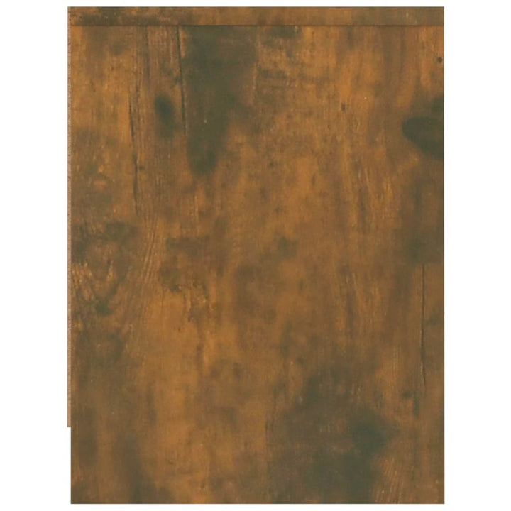 sengebord 40x30x40 cm konstrueret træ røget egetræsfarve