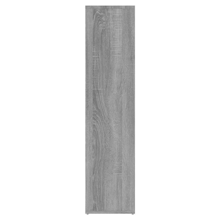 bogreol 50x25x106 cm grå sonoma-eg