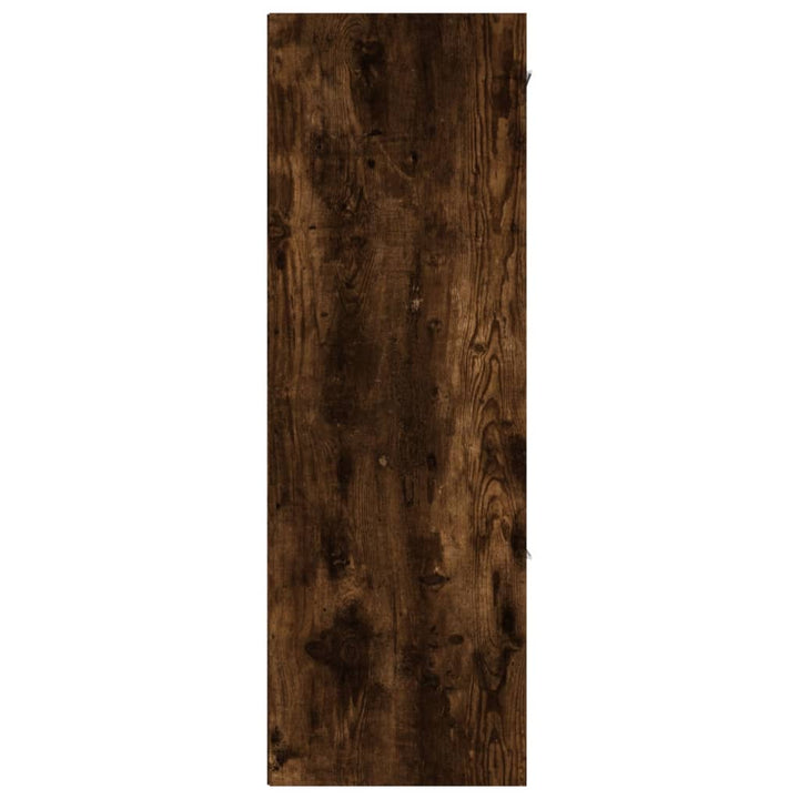 opbevaringsskab 60x29,5x90 cm røget egetræsfarve